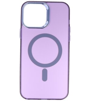 IMD Magnetic Fashion Color Hard Case iPhone 16 Pro Max Paars