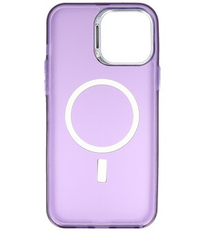 IMD Magnetic Fashion Color Hard Case iPhone 16 Pro Max Paars