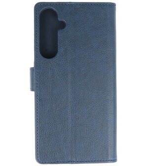 Samsung Galaxy A55 Hoesje Book Case Portemonnee Telefoonhoesje - Navy