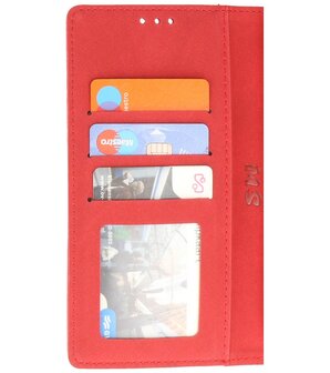 Samsung Galaxy A55 Hoesje Book Case Portemonnee Telefoonhoesje - Rood