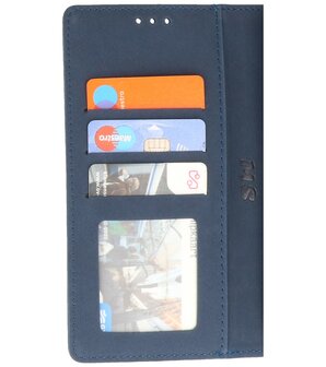 Samsung Galaxy A35 Hoesje Book Case Portemonnee Telefoonhoesje - Navy