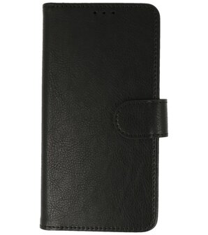 iPhone 16 Pro Hoesje Book Case Portemonnee Telefoonhoesje - Zwart