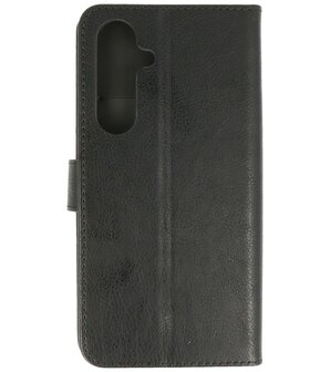 Samsung Galaxy S24 Hoesje Book Case Portemonnee Telefoonhoesje - Zwart