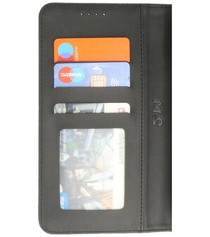 Samsung Galaxy S24 Hoesje Book Case Portemonnee Telefoonhoesje - Zwart