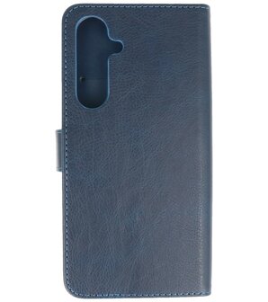 Samsung Galaxy S24 Hoesje Book Case Portemonnee Telefoonhoesje - Navy