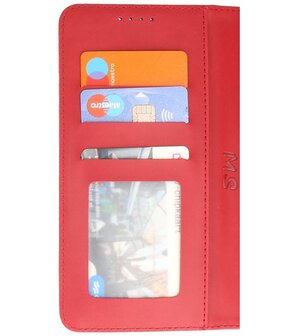 Samsung Galaxy S24 Hoesje Book Case Portemonnee Telefoonhoesje - Rood