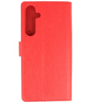 Samsung Galaxy A16 Hoesje Book Case Portemonnee Telefoonhoesje - Rood