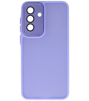 Mat-Transparent met Camera Beschermer Case voor Samsung Galaxy A26 Paars