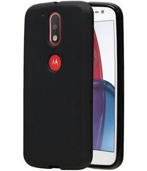 Motorola Moto G4 / G4 Plus TPU Hoesje Zwart