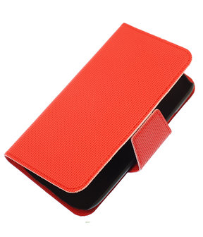 Rood Samsung Galaxy S Advance I9070 cover case booktype hoesje Ultra Book