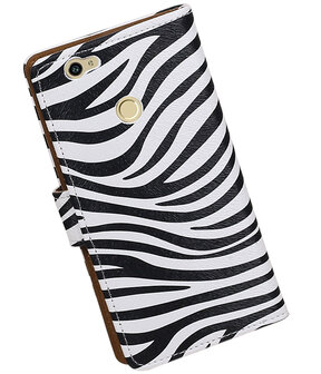 Zebra booktype hoesje voor Huawei Nova