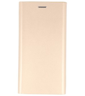 Goud Folio flipbook hoesje Samsung Galaxy J5 2017