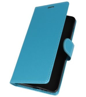 Turquoise Wallet Case Hoesje voor HTC Desire 12