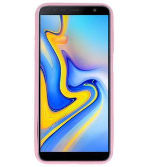 Ontwarren Interactie Ontaarden Samsung Galaxy J6 Plus Hoesje Color TPU Roze - Bestcases.nl