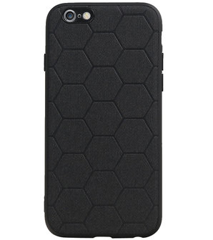 Hexagon Hard Case voor iPhone 6 / 6s Zwart