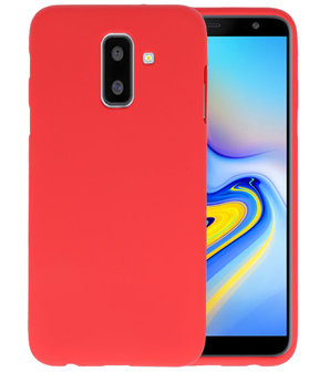 Rood Color Hoesje Samsung A6 - Bestcases.nl