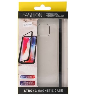 Magnetic Back Cover voor Mate 20 Pro Zwart - Transparant