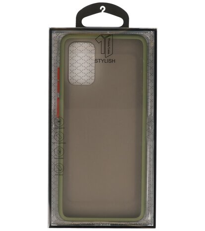 Kleurcombinatie Hard Case voor Samsung Galaxy S20 Plus Groen