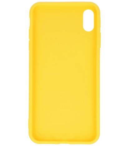 Bestcases 2.0 mm Telefoonhoesje Backcover iPhone Xs Max - Geel