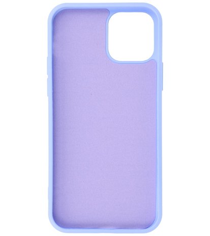 2.0mm Dikke Fashion Telefoonhoesje Backcover - Siliconen Hoesje - iPhone 12 Mini - Paars