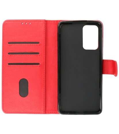 Booktype Wallet Case Telefoonhoesje voor Samsung Galaxy A52 / A52 5G / A52s 5G - Rood