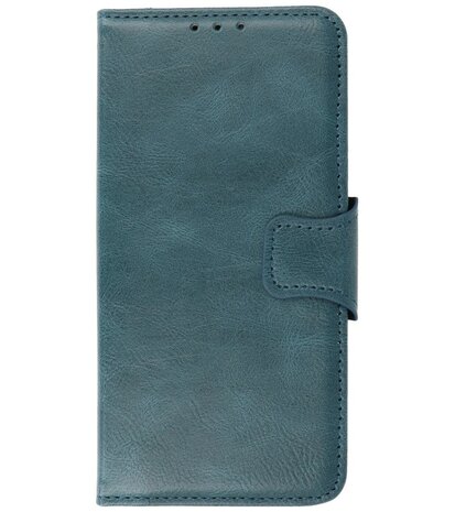 Portemonnee Wallet Case Hoesje voor Huawei P Smart (2020) - Blauw