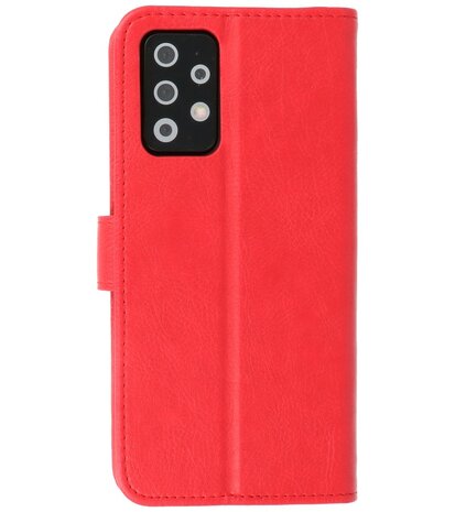 Booktype Wallet Case Telefoonhoesje voor Samsung Galaxy A52 / A52 5G / A52s 5G - Rood