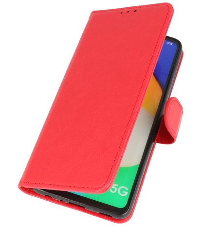 Booktype Wallet Case Telefoonhoesje voor Samsung Galaxy A52 / A52 5G / A52s 5G - Rood