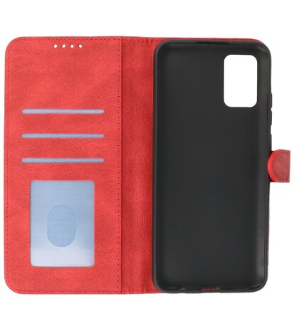 Samsung Galaxy A02s / A03s Hoesje Portemonnee Book Case - Rood