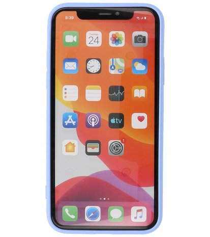 2.0mm Dikke Fashion Telefoonhoesje - Siliconen Hoesje voor iPhone 11 - Paars