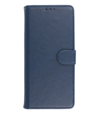 Xiaomi Poco F4 Hoesje Book Case Portemonnee Telefoonhoesje - Navy