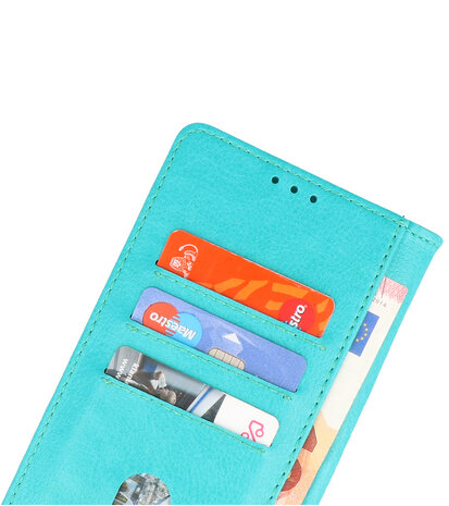 Samsung Galaxy A14 4/5G Hoesje Book Case Portemonnee Telefoonhoesje - Groen