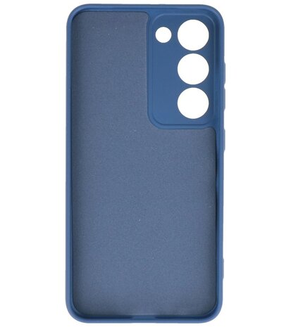 2.0mm Dikke Fashion Telefoonhoesje Siliconen Hoesje voor de Samsung Galaxy S23 Plus - Navy