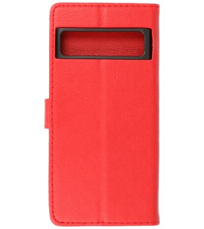 Google Pixel 8 Pro Hoesje Book Case Portemonnee Telefoonhoesje - Rood