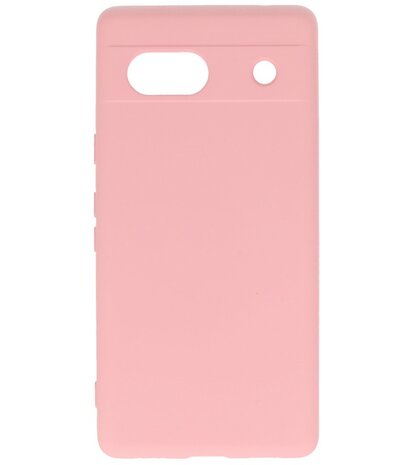 Fashion Color TPU Hoesje Google Pixel 7A Roze