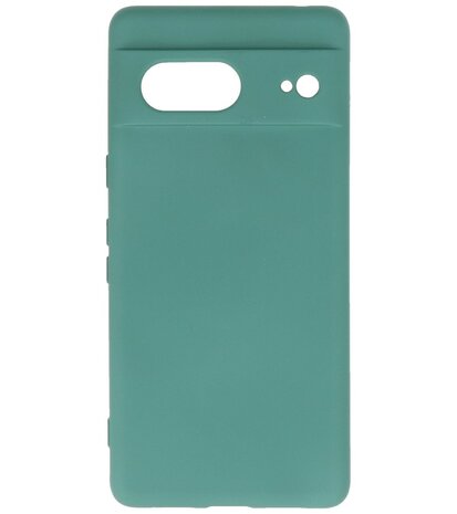 Fashion Color TPU Hoesje Google Pixel 7 Donker Groen