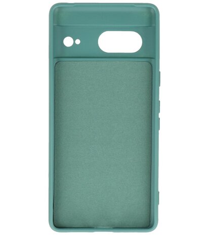 Fashion Color TPU Hoesje Google Pixel 7 Donker Groen