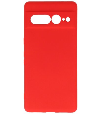 Fashion Color TPU Hoesje Google Pixel 7 Pro Rood