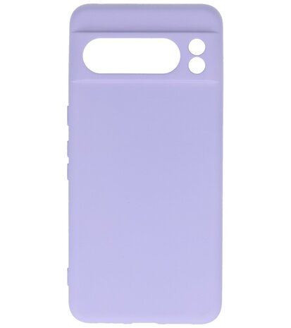 Fashion Color TPU Hoesje Google Pixel 8 Pro Paars