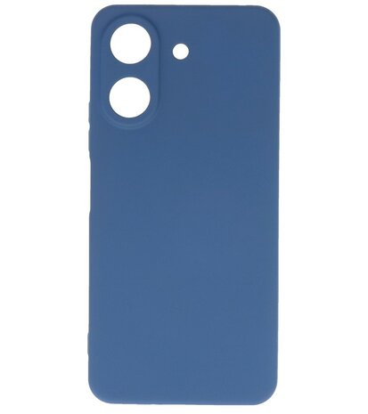 Fashion Color TPU Hoesje Xiaomi Redmi 13C 4G Navy