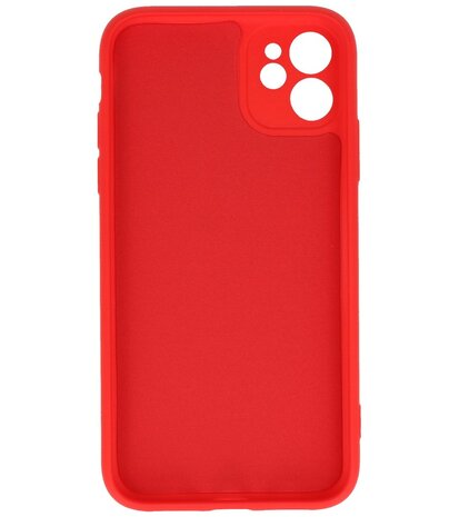 2.0mm Dikke Fashion Telefoonhoesje - Siliconen Hoesje voor iPhone 11 - Rood