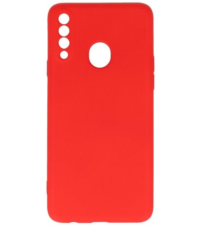 Fashion Backcover Telefoonhoesje voor Samsung Galaxy A20s - Rood