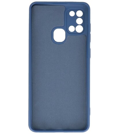 Fashion Backcover Telefoonhoesje voor Samsung Galaxy A21s - Navy