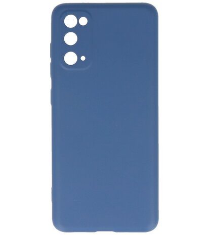 Fashion Backcover Telefoonhoesje voor Samsung Galaxy S20 - Navy