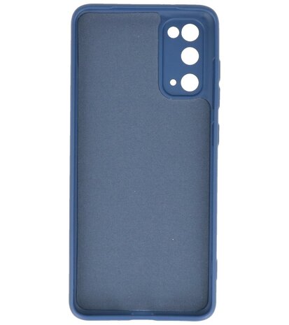 Fashion Backcover Telefoonhoesje voor Samsung Galaxy S20 - Navy