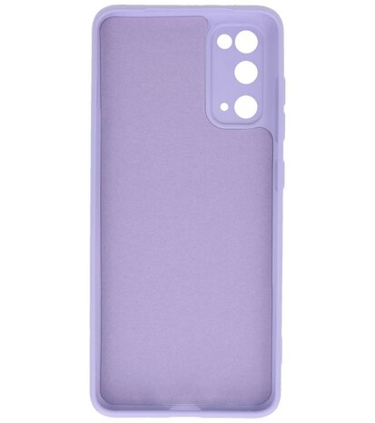 Fashion Backcover Telefoonhoesje voor Samsung Galaxy S20 - Paars