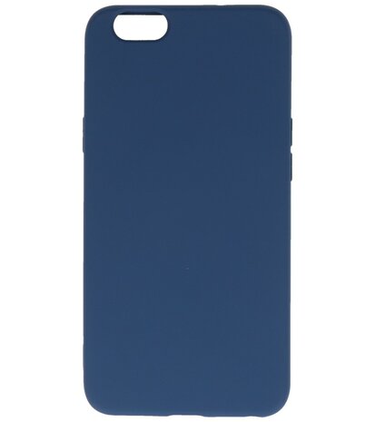 OPPO A59 4G Hoesje Fashion Backcover Telefoonhoesje Navy