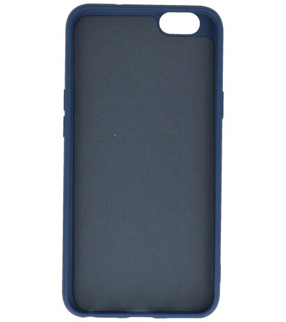 OPPO A59 4G Hoesje Fashion Backcover Telefoonhoesje Navy