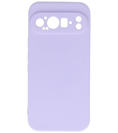 Fashion Color TPU Hoesje Google Pixel 9 Paars