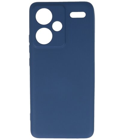 Fashion Color TPU Hoesje Xiaomi Redmi Note 13 Pro Plus Navy